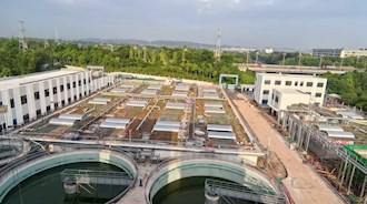 瀘州石洞污水處理廠工程進入收尾階段，預計9月投入試運行